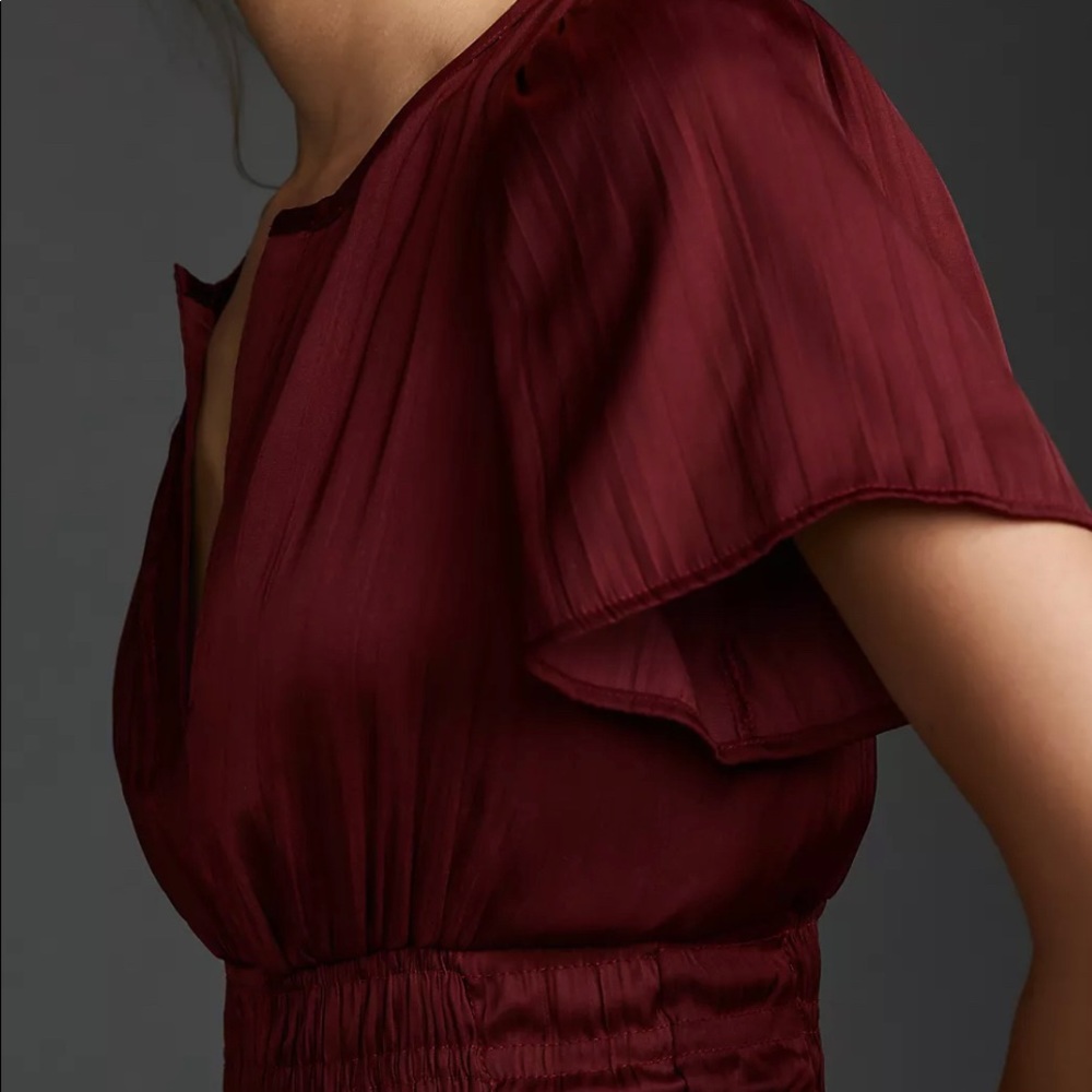 The Somerset Maxi Anthropologie NWT wine Med